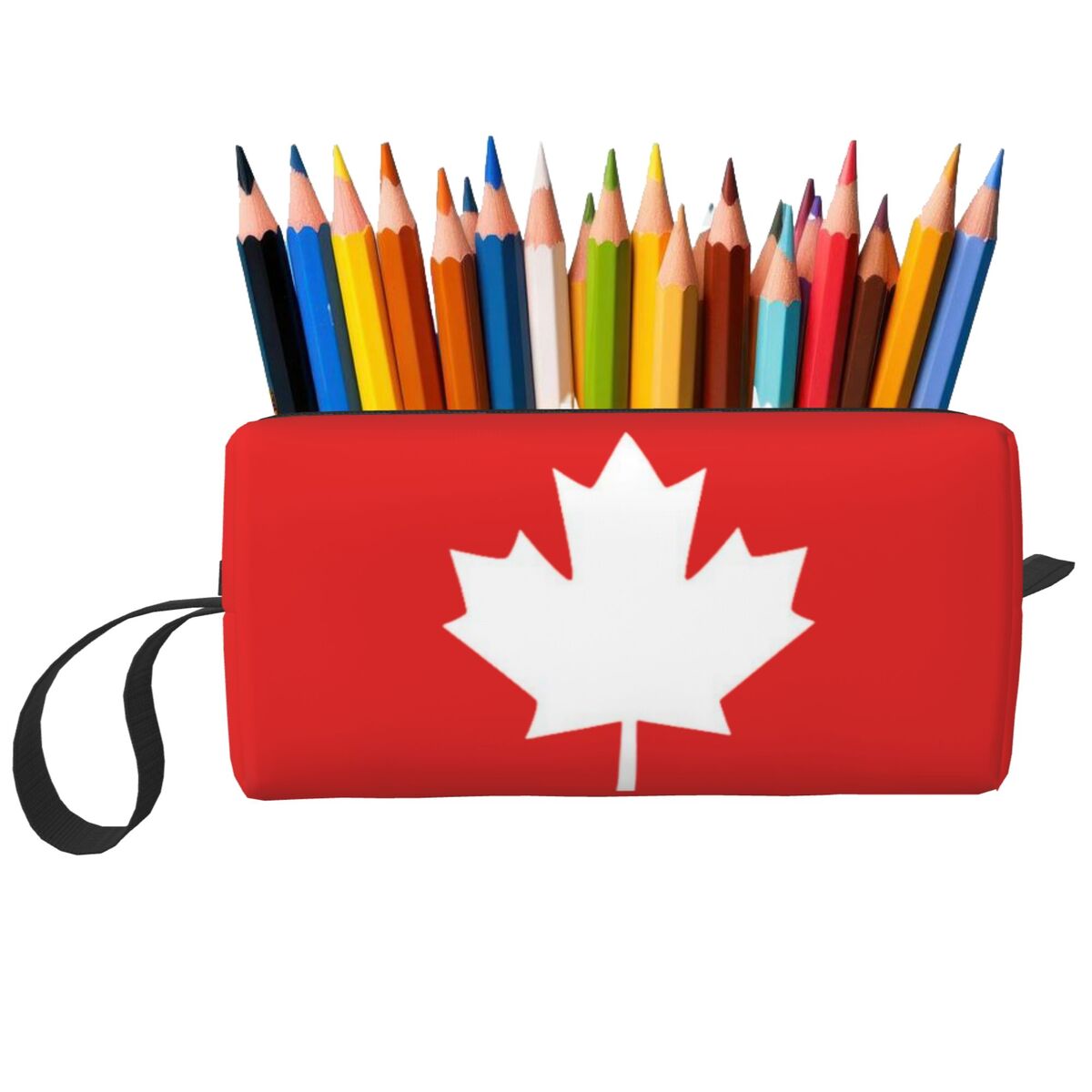 Women Bags Canada - Canada Flag Pencil Case for Students