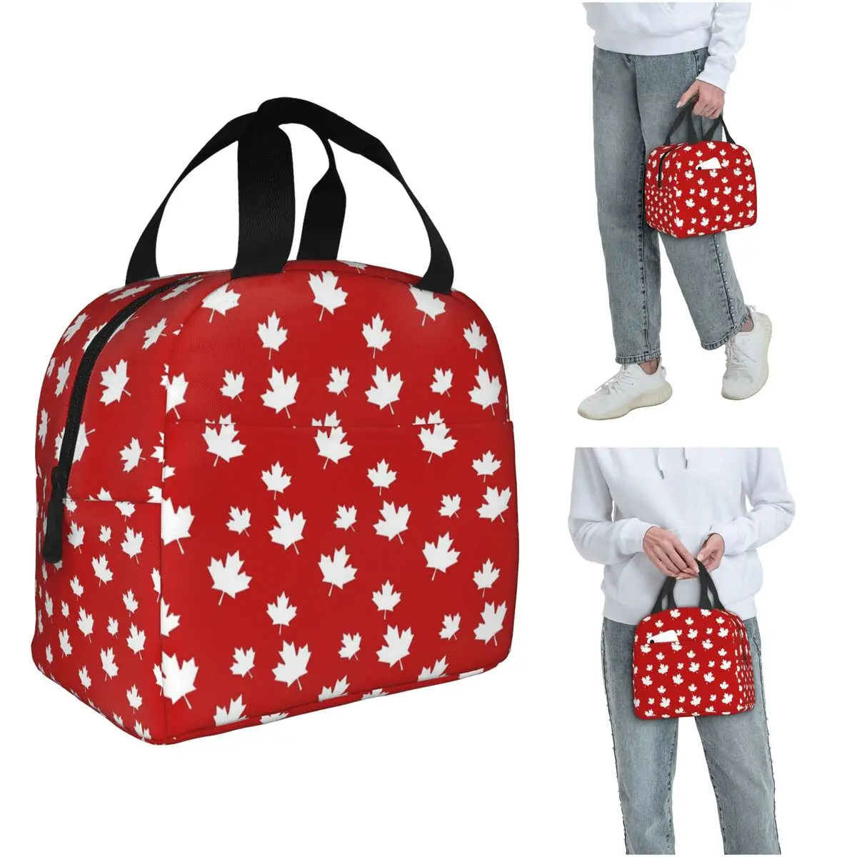 Women Bags Canada - Canada Maple Leaf Flag Pattern Red