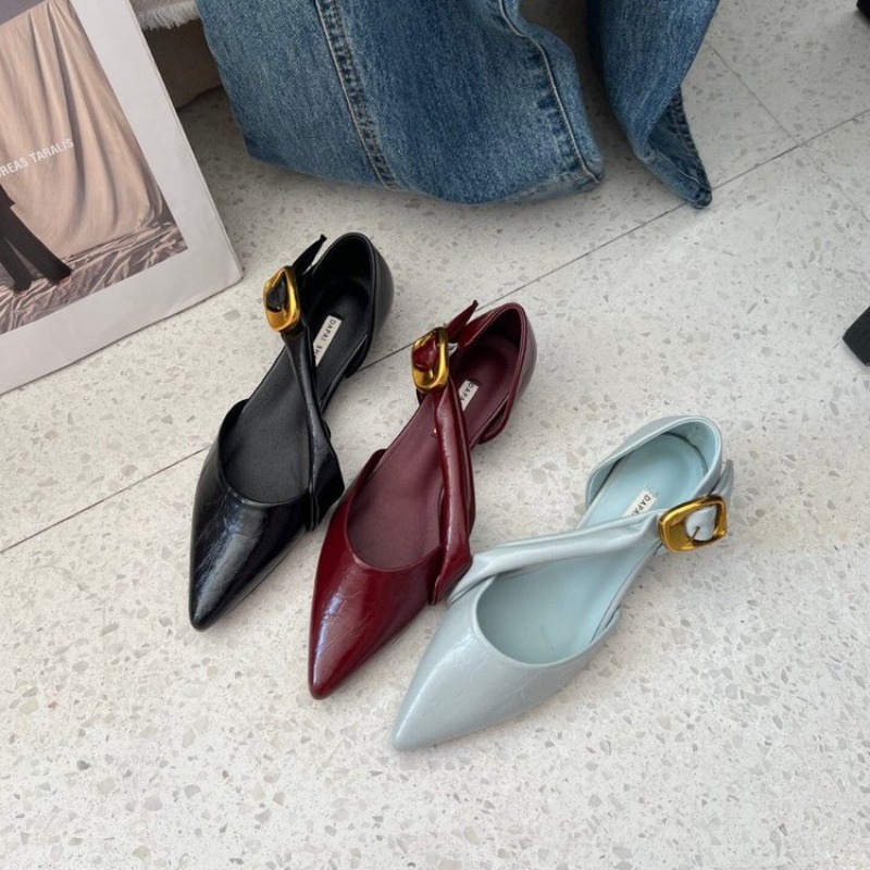 Women Bags Rome - French Block Heel Pointed Toe Bag