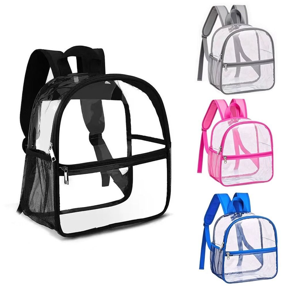 Jelly Bag Clear Pvc - Simple Small Size Transparent PVC Backpack