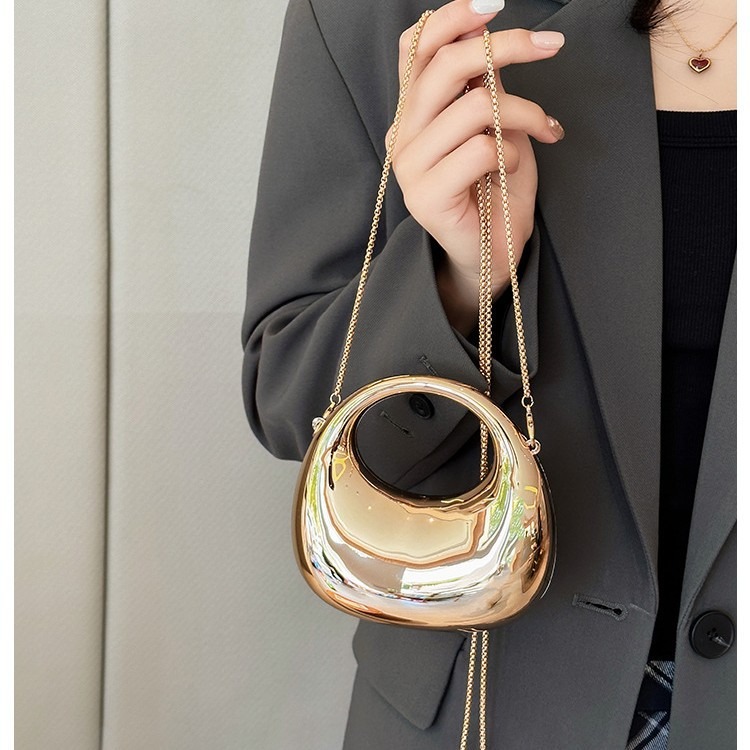 Women Bags Luxury - Mini Golden Evening Bag Purses and