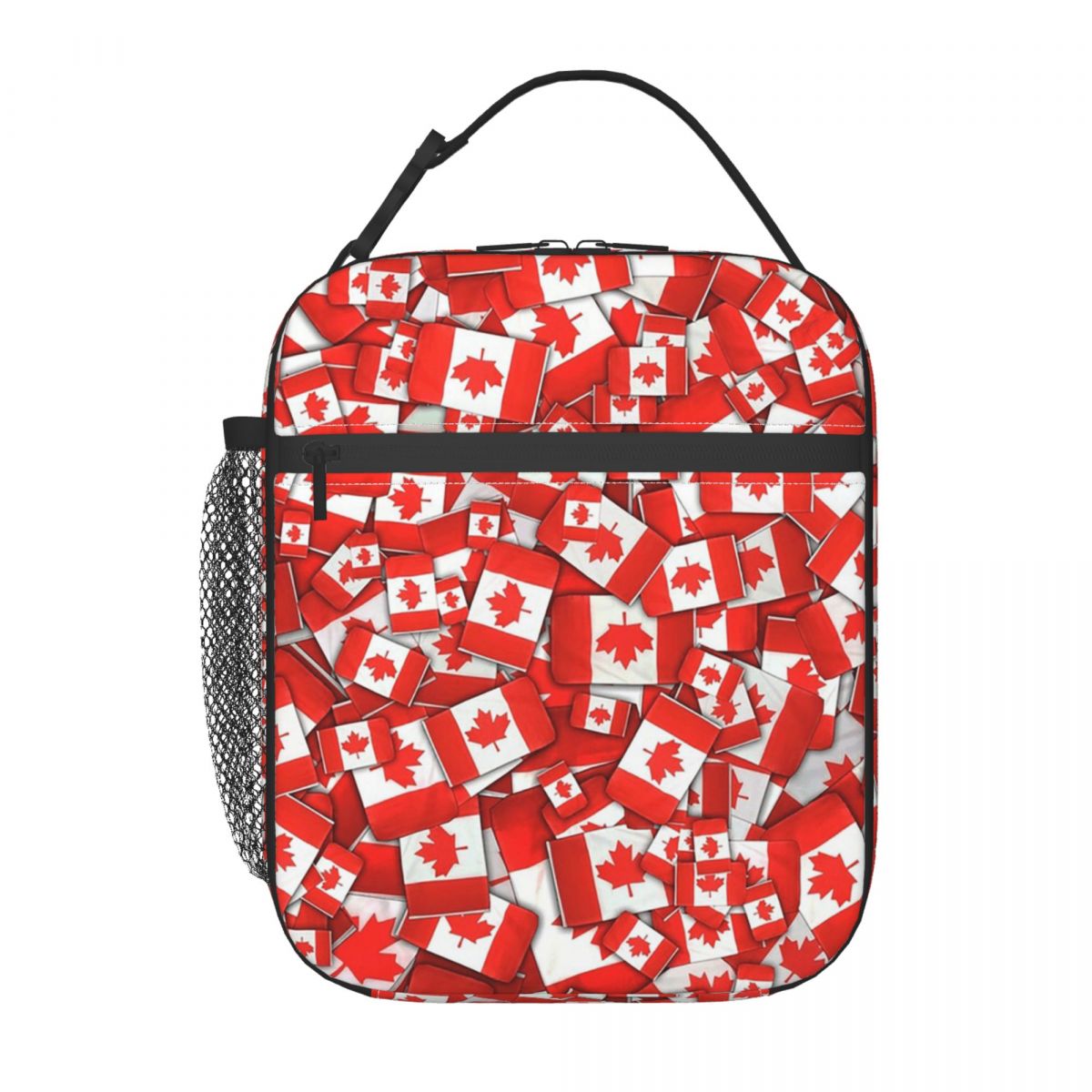 Women Bags Canada - Canada Flag Pattern Insulated Lunch Bag