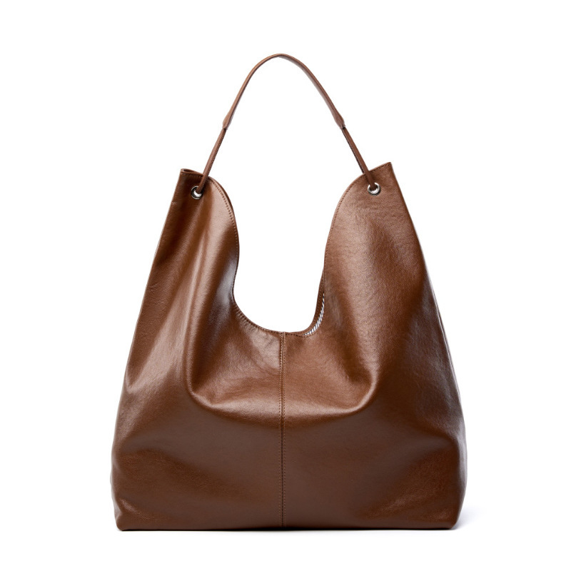 Hobo Bag Slouchy - Luxury Genuine Leather Handbags Large Slouchy