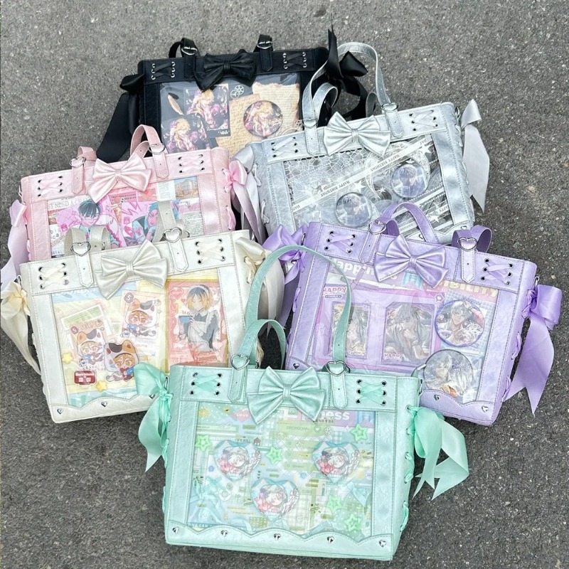 Women Bags Daily Use - Bandage Bow Shoulder Ita Bag High