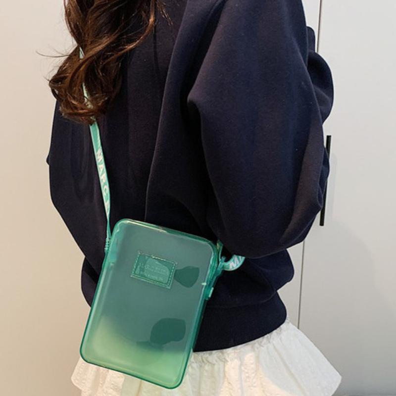 Women Bags Daily Use - NewFashionable PVC Messenger Bag Transparent Shoulder