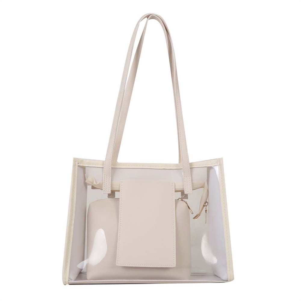 Jelly Bag Clear Pvc - 2pcs/set Elegant Transparent Jelly Bag PU