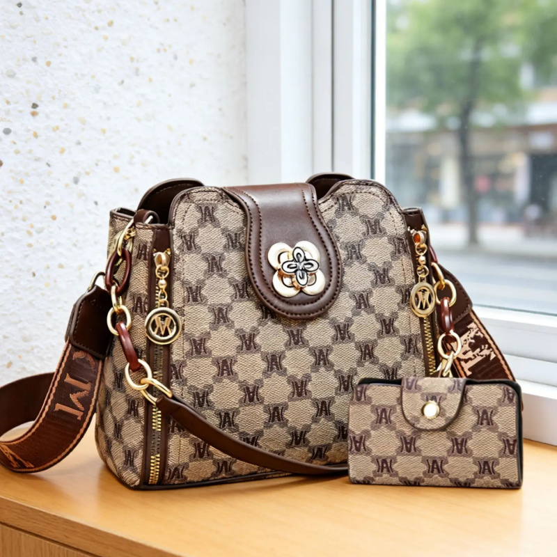 vintage letter printed shoulde - Women Bags Daily Use ulasan dan harga