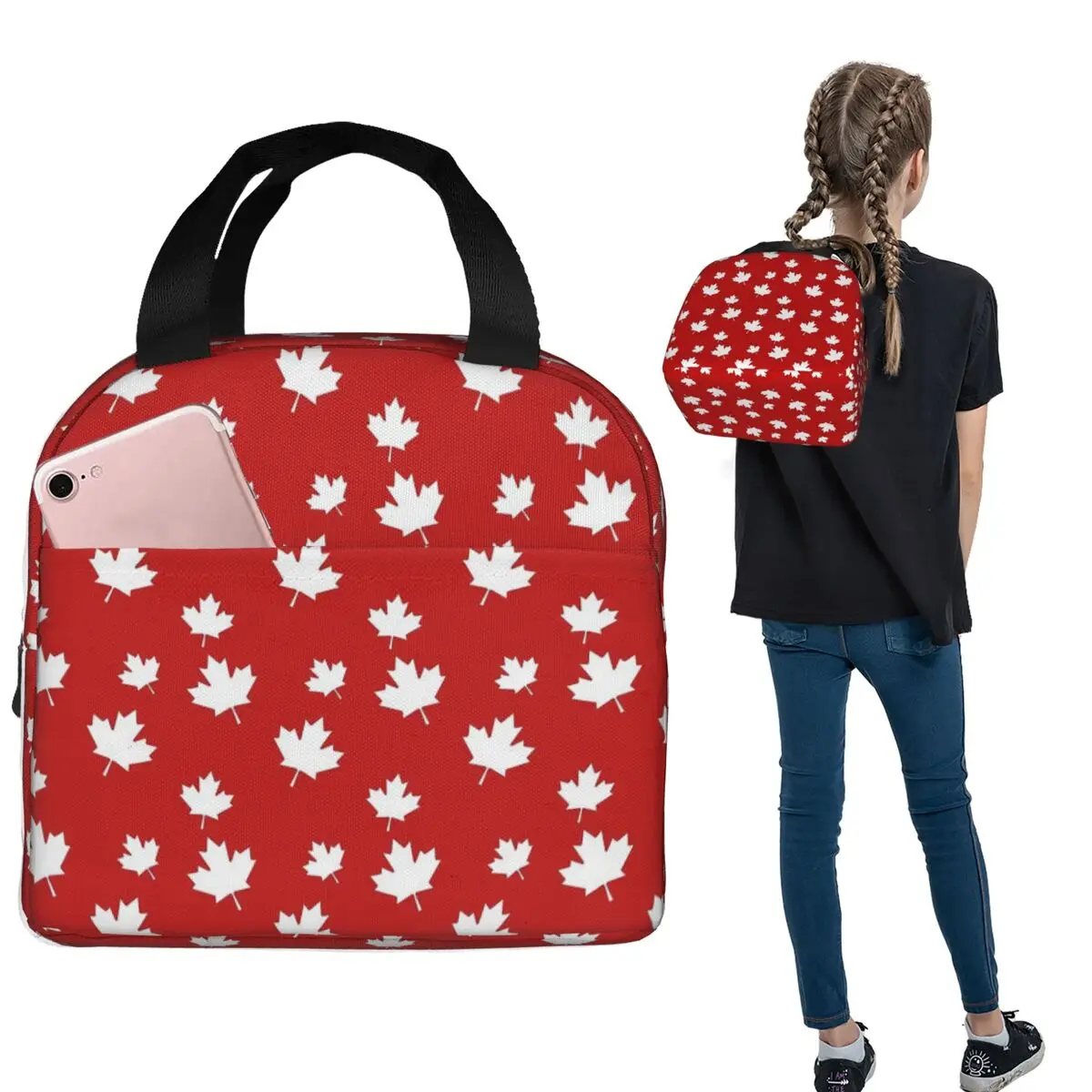Canada Maple Leaf Flag Pattern - Women Bags Canada ulasan dan harga