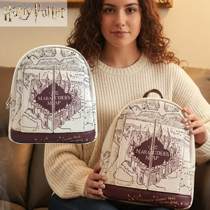 Harry Potter Map Printed Cospl - Women Bags Daily Use ulasan dan harga