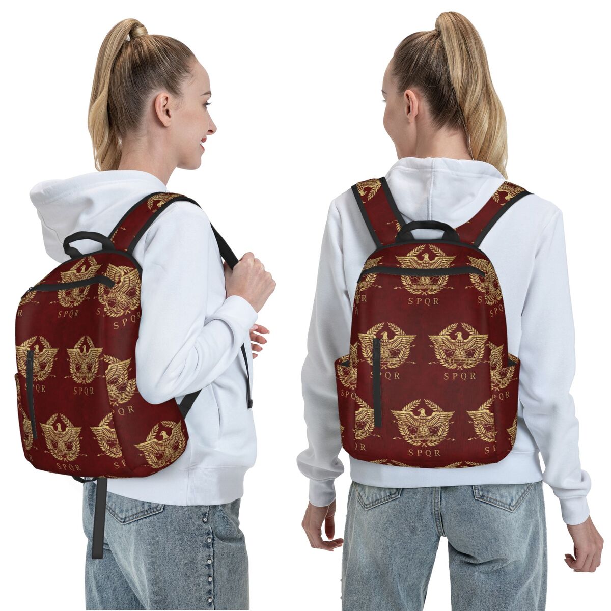 Rome SPQR Roman Backpack Daypa - Women Bags Rome ulasan dan harga