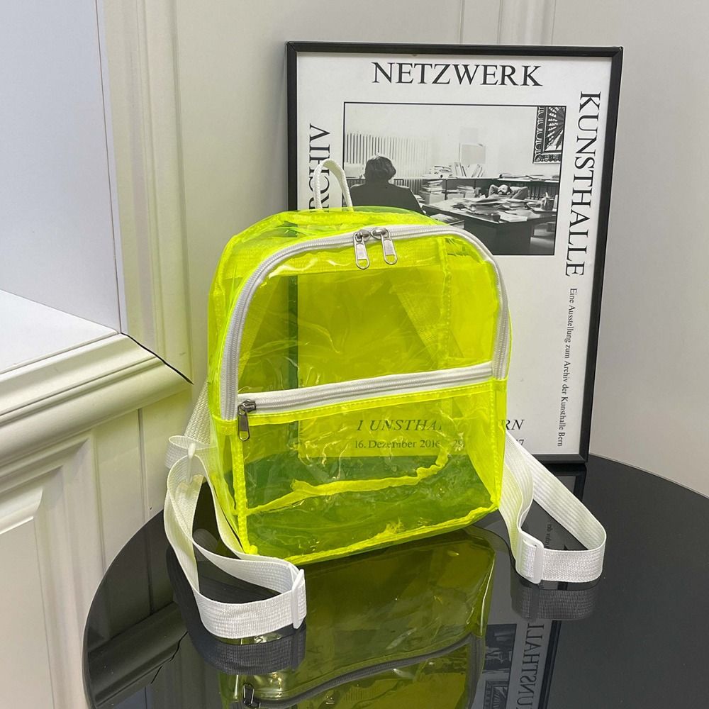 Clear PVC Transparent Backpack - Jelly Bag Clear Pvc ulasan dan harga