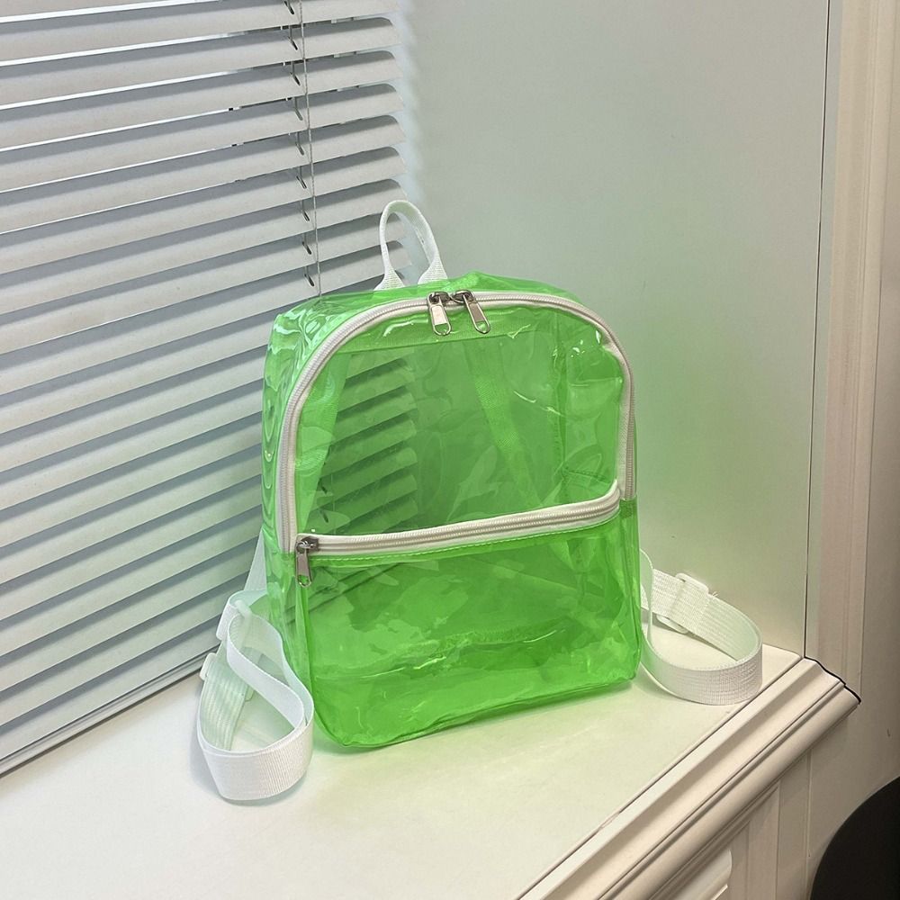 Clear PVC Transparent Backpack - Jelly Bag Clear Pvc ulasan dan harga