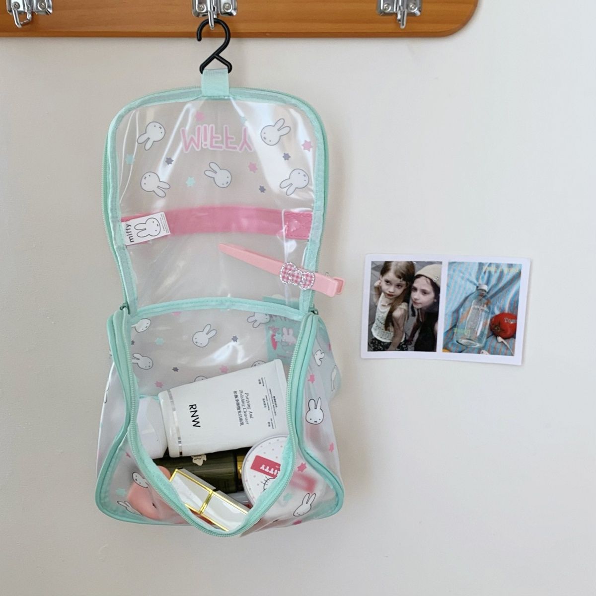 Miffy Cartoon Rabbit Print Cle - Jelly Bag Clear Pvc ulasan dan harga