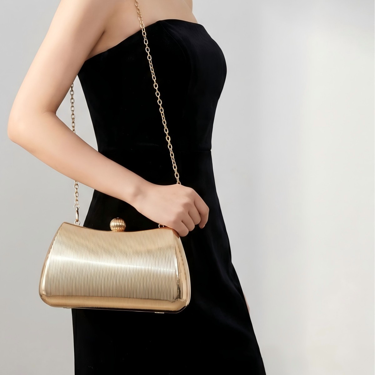 Women's fashion temperament el - Women Bags Gold ulasan dan harga
