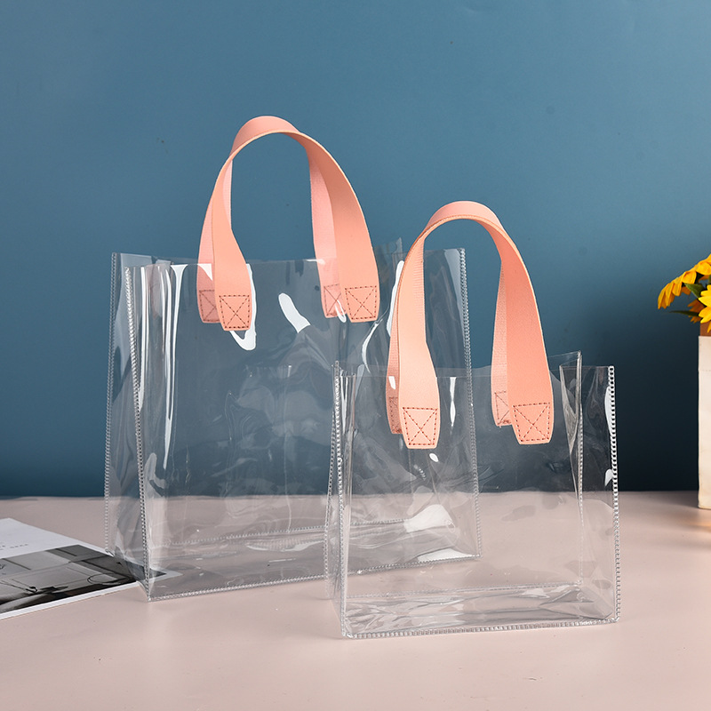 Transparent Pvc Clear Tote Lar - Jelly Bag Clear Pvc ulasan dan harga