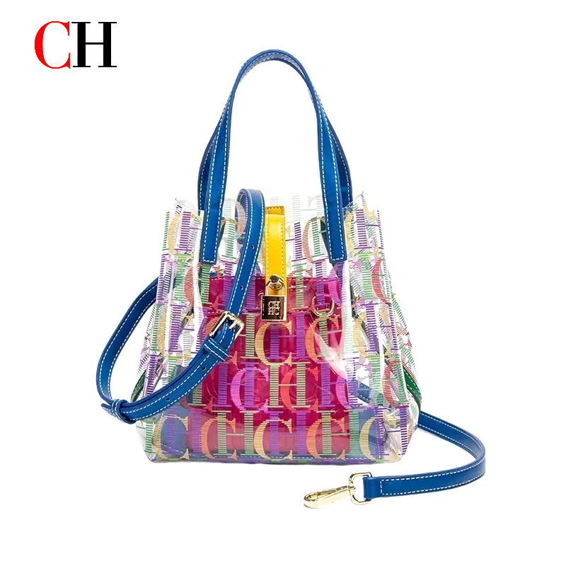 CH Jelly Tote Bag Clear PVC Wo - Jelly Bag Clear Pvc ulasan dan harga