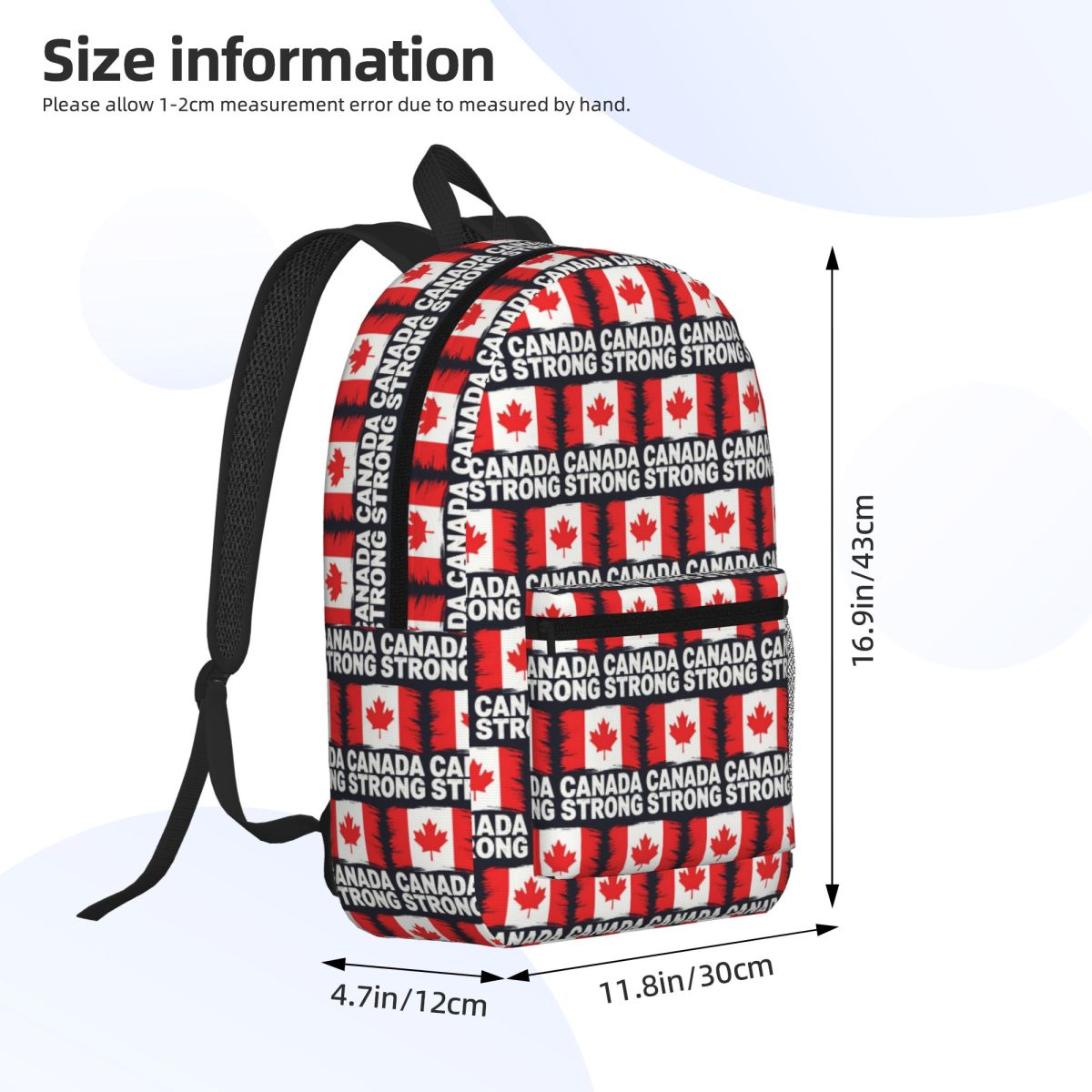 Canada Strong Student Backpack - Women Bags Canada ulasan dan harga