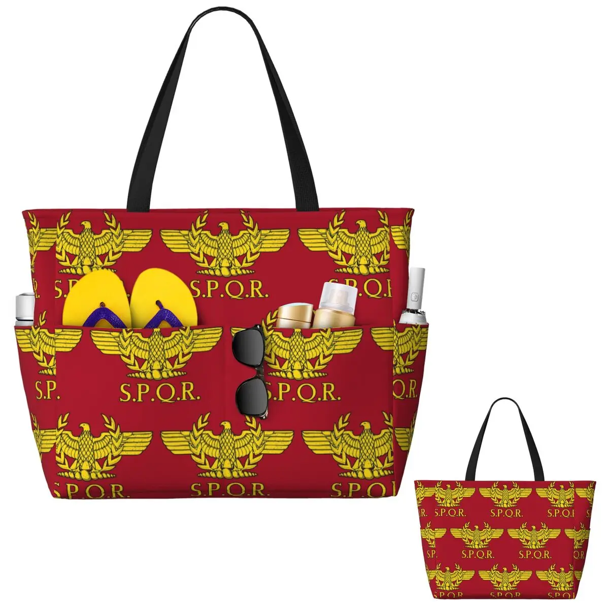 Rome SPQR Roman Beach Tote Bag - Women Bags Rome ulasan dan harga