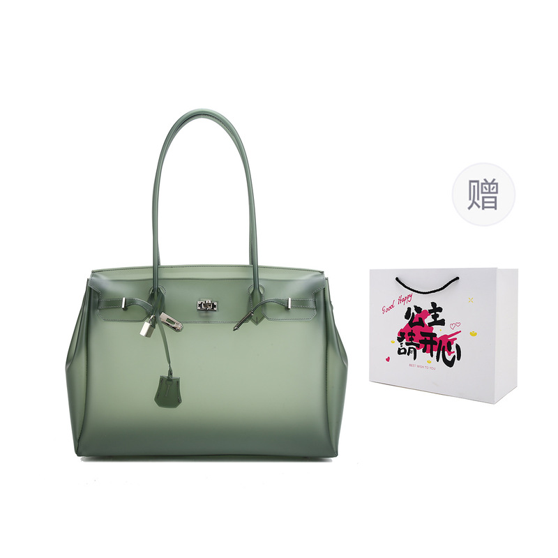 Polka‑dot Clear PVC Tote Bag W - Jelly Bag Clear Pvc ulasan dan harga