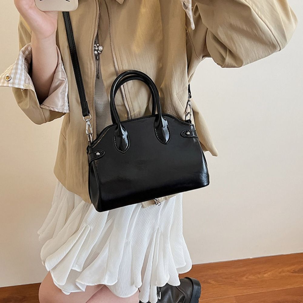 Shoulder Bag Suede Boston Shou - Hobo Bag Slouchy ulasan dan harga