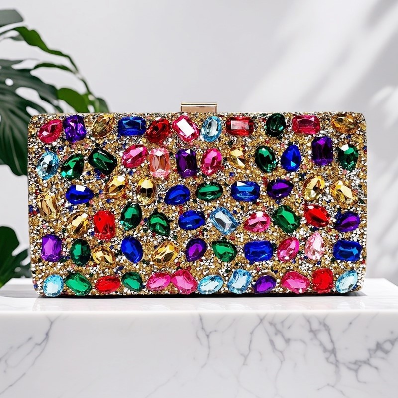 Gold Metal Handle Fashion Wome - Women Bags Gold ulasan dan harga