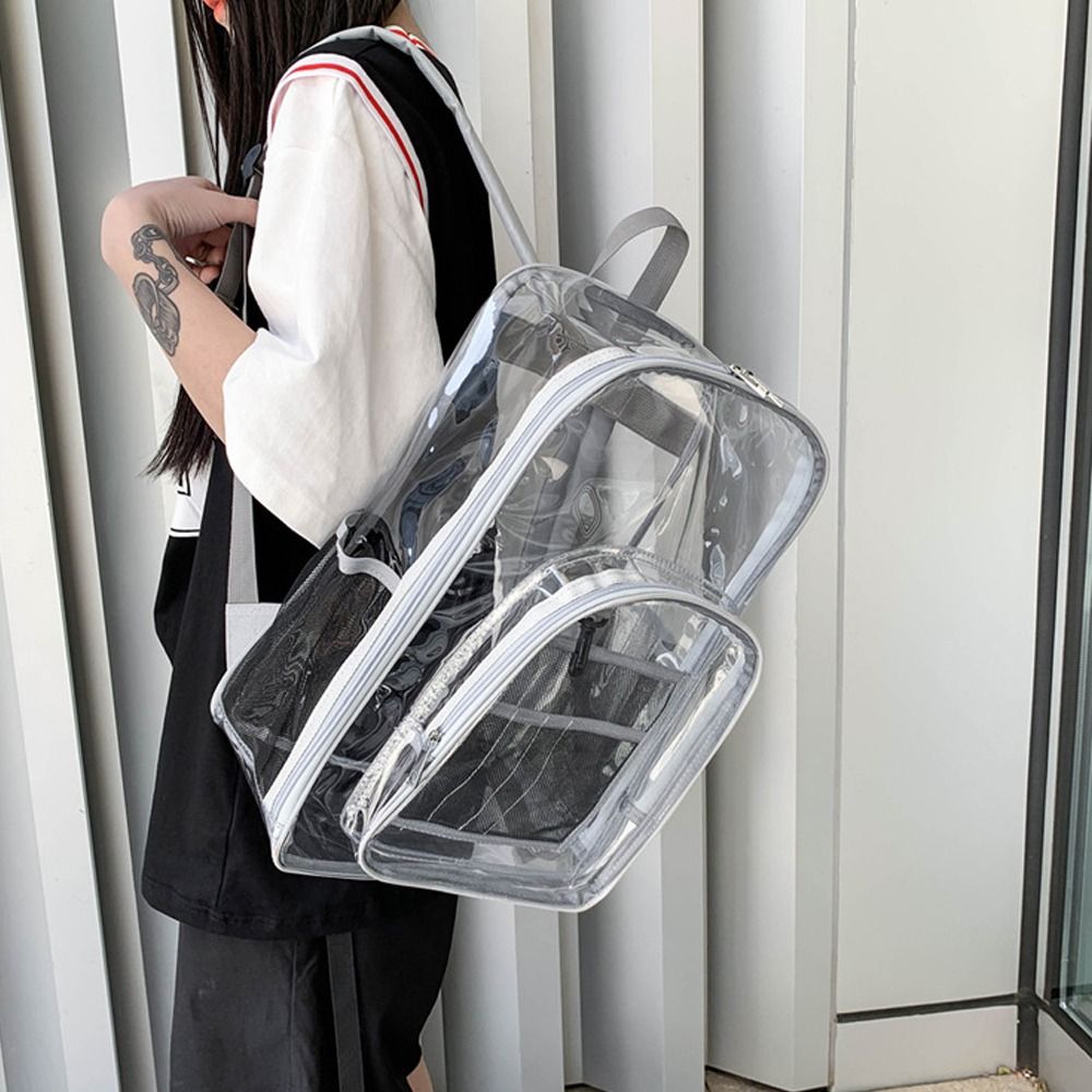 Large Capacity Transparent PVC - Jelly Bag Clear Pvc ulasan dan harga