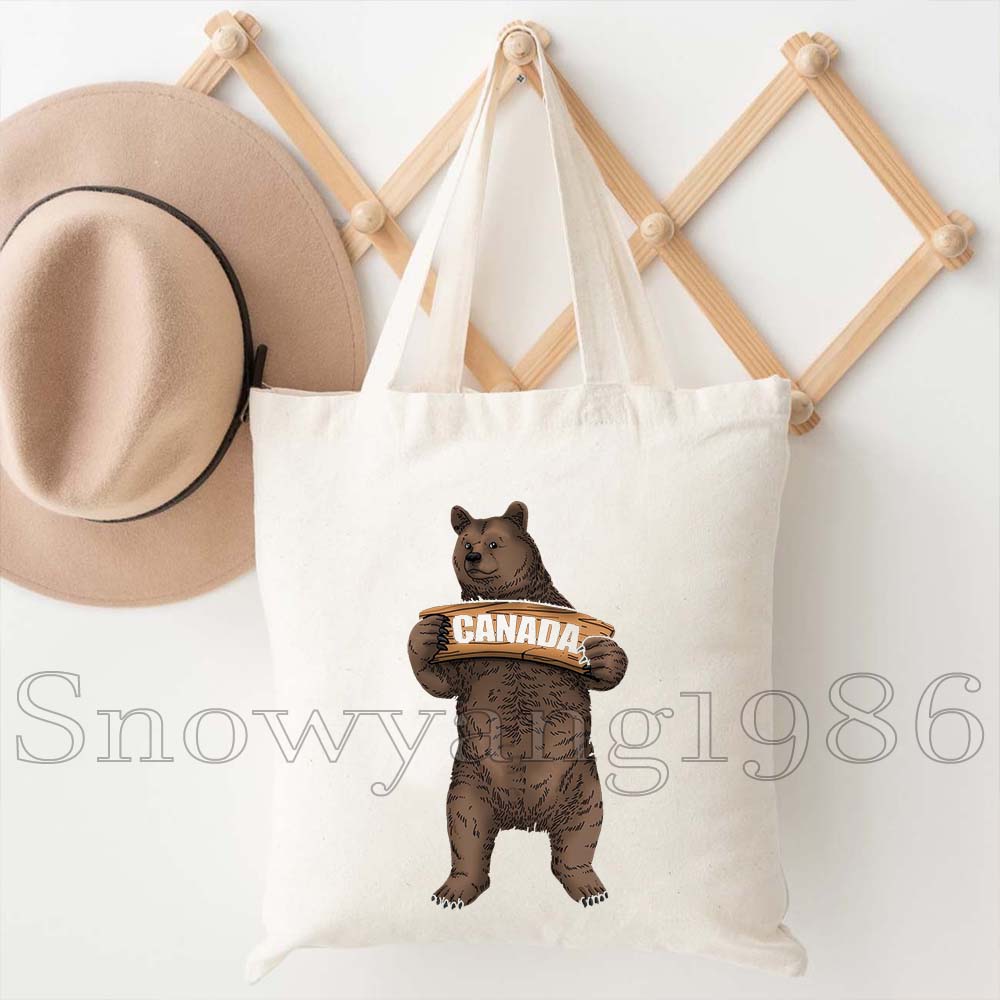 Canada Map Flag Happy Canadian - Women Bags Canada ulasan dan harga