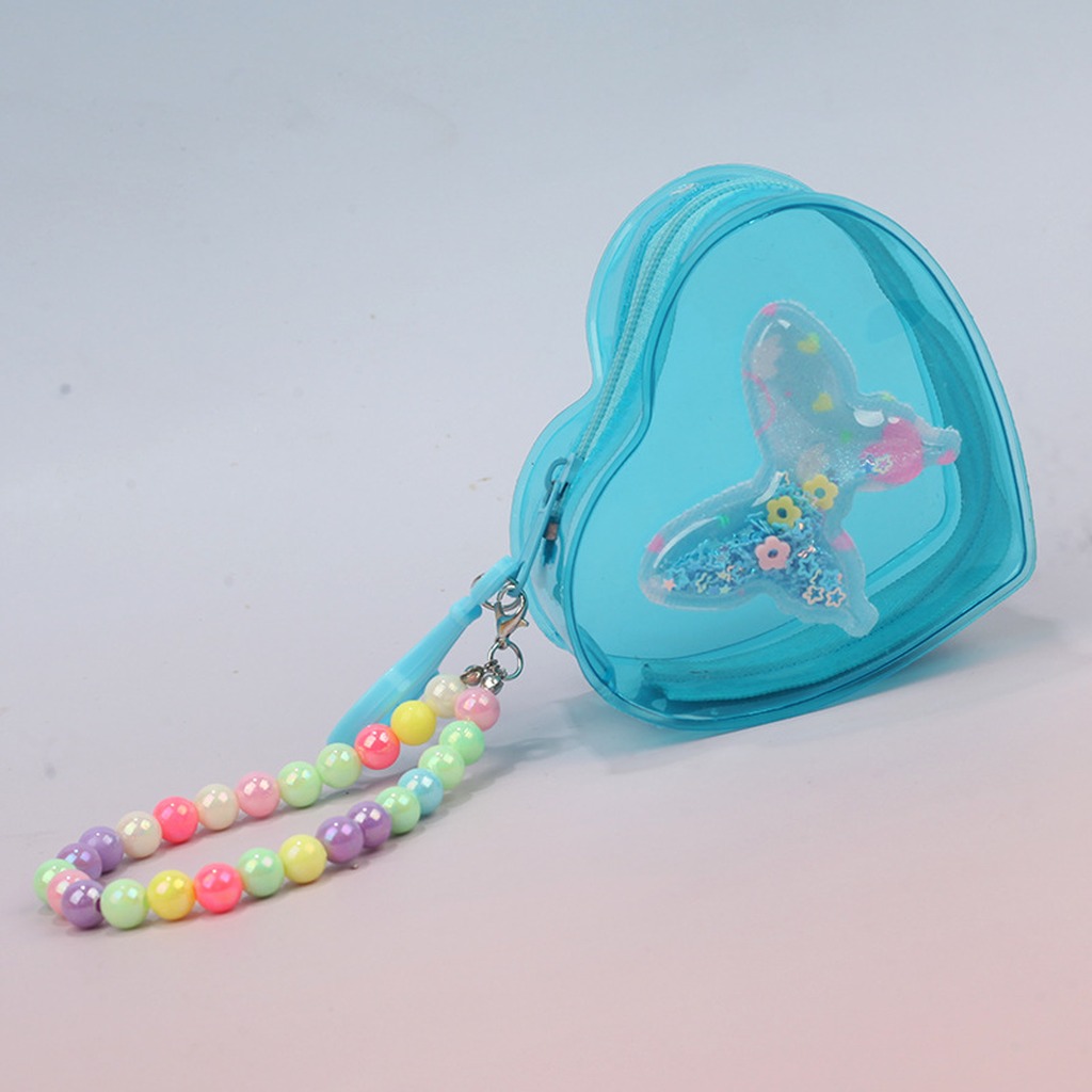 Butterfly Coin Purse Clear Sma - Jelly Bag Clear Pvc ulasan dan harga