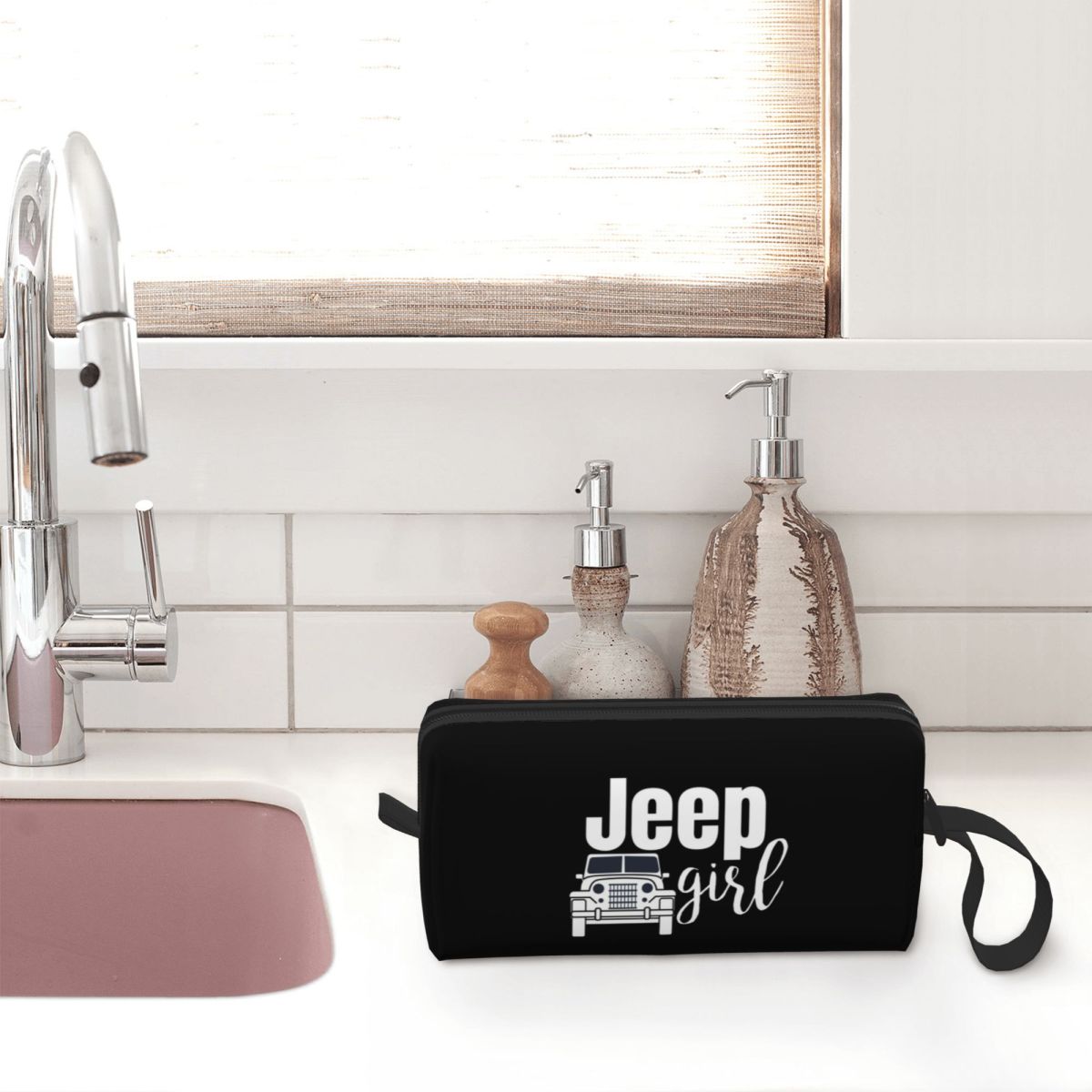 Jeep Girl Makeup Bag Cosmetic  - Women'S Jeep Bags ulasan dan harga