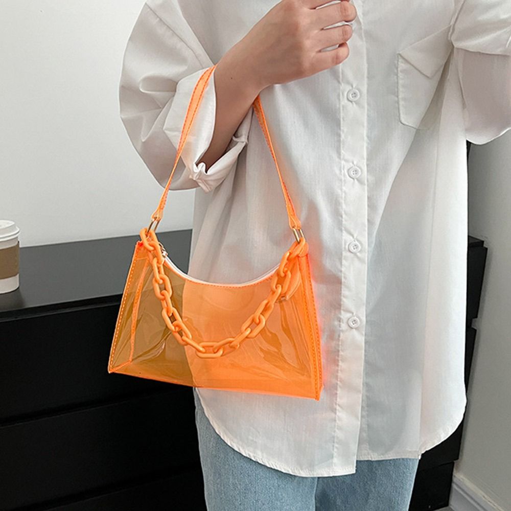 Fashion Ladies Jelly Bags PVC  - Jelly Bag Clear Pvc ulasan dan harga