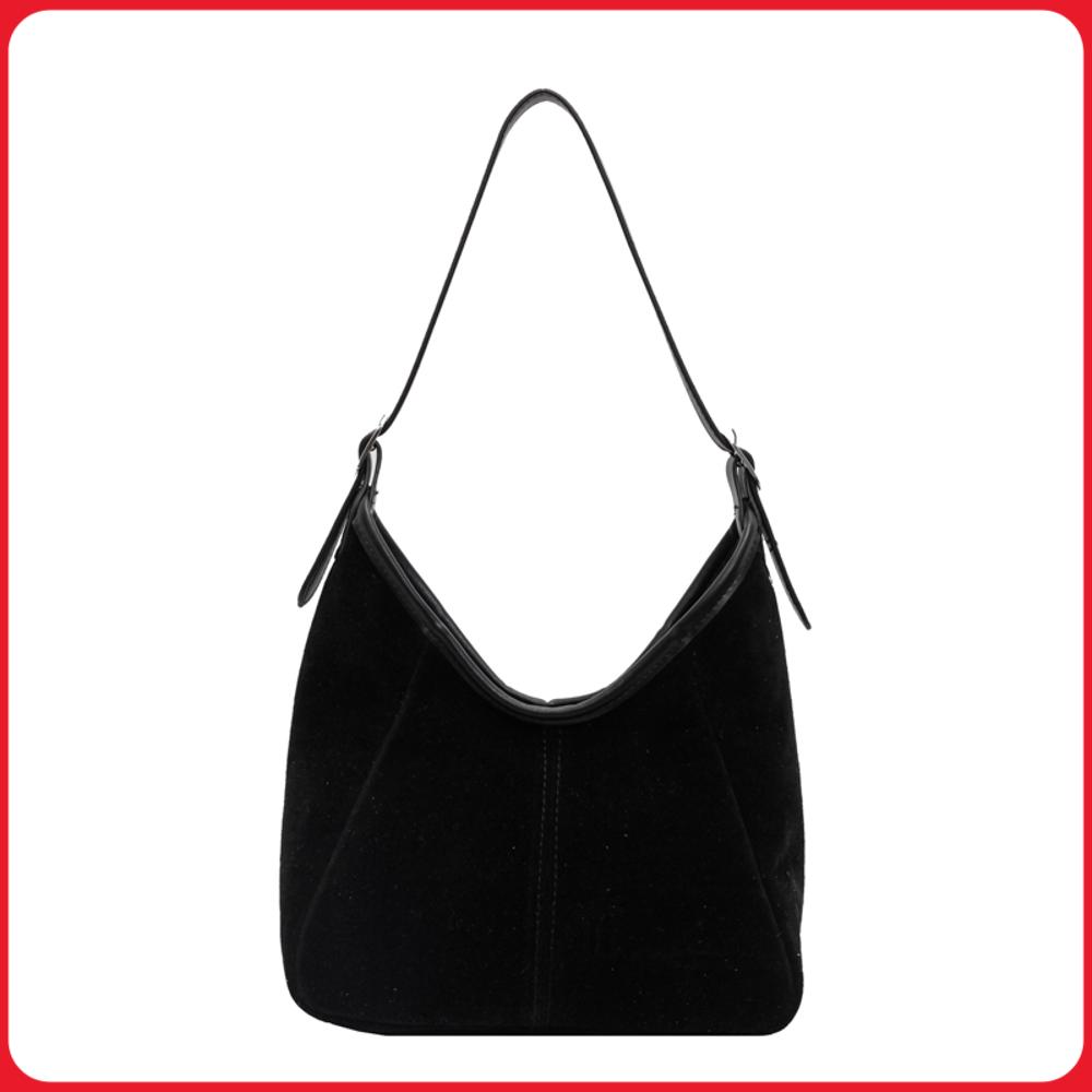 Women PU Trendy Underarm Bag L - Hobo Bag Slouchy ulasan dan harga