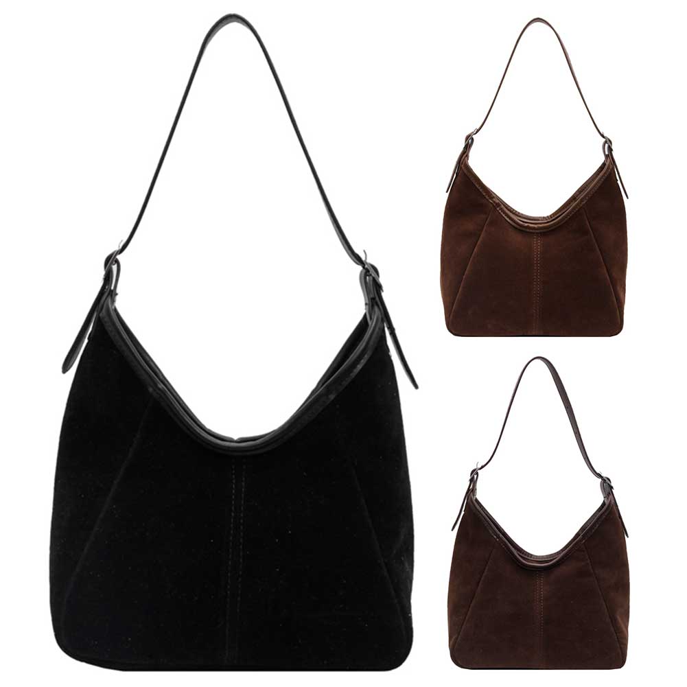 Women PU Trendy Underarm Bag L - Hobo Bag Slouchy ulasan dan harga