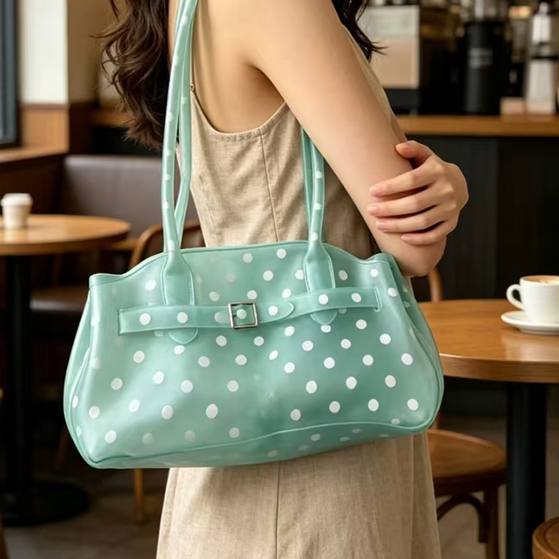 Transparent Jelly Polka Dot PV - Jelly Bag Clear Pvc ulasan dan harga