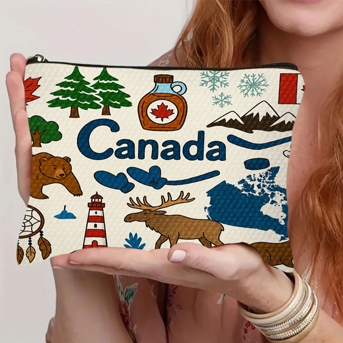 A Canada themed cosmetic bag - - Women Bags Canada ulasan dan harga