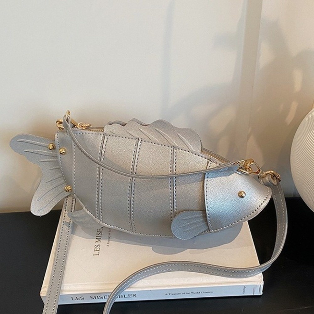Creative Simulation Fish Shape - Hobo Bag Slouchy ulasan dan harga