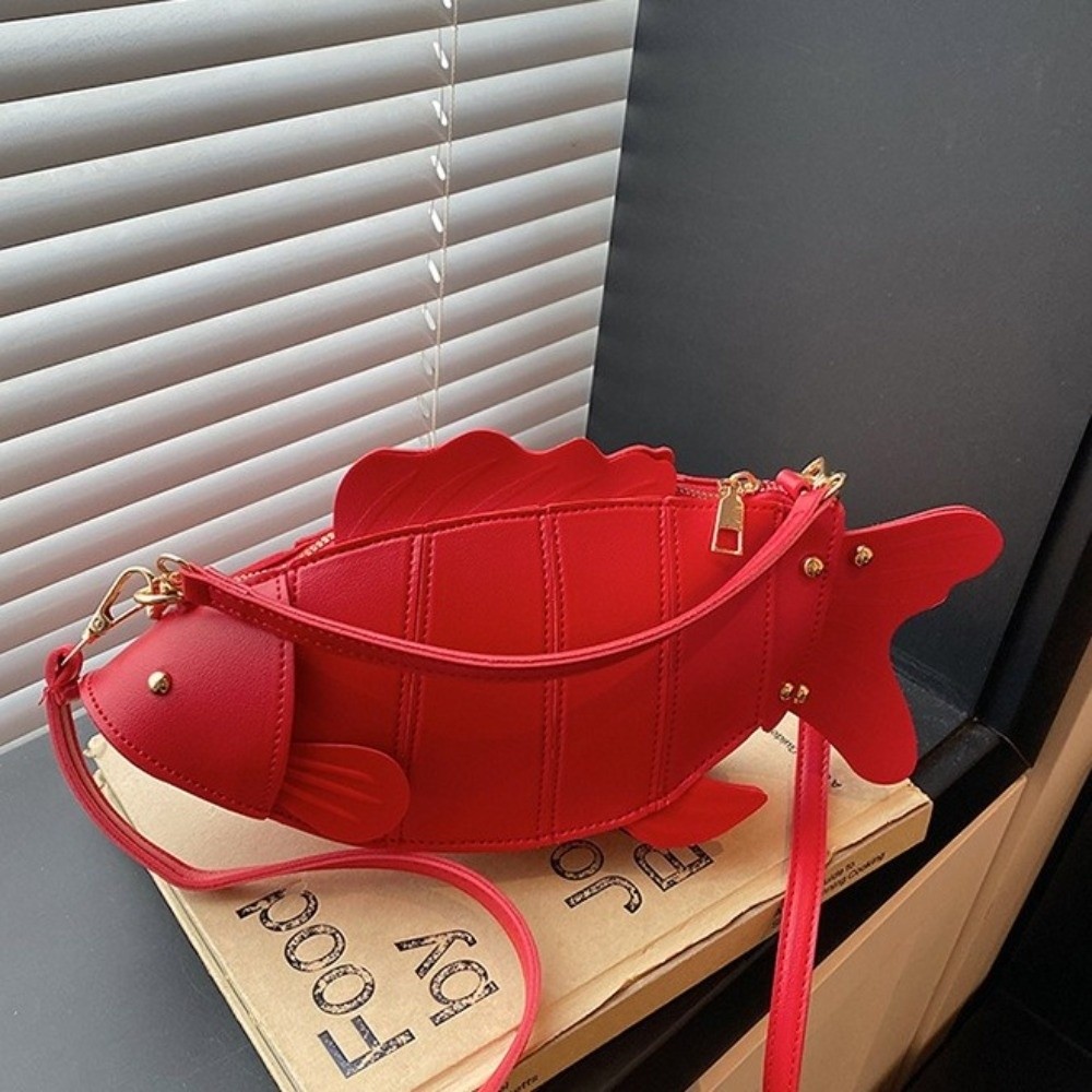 Creative Simulation Fish Shape - Hobo Bag Slouchy ulasan dan harga