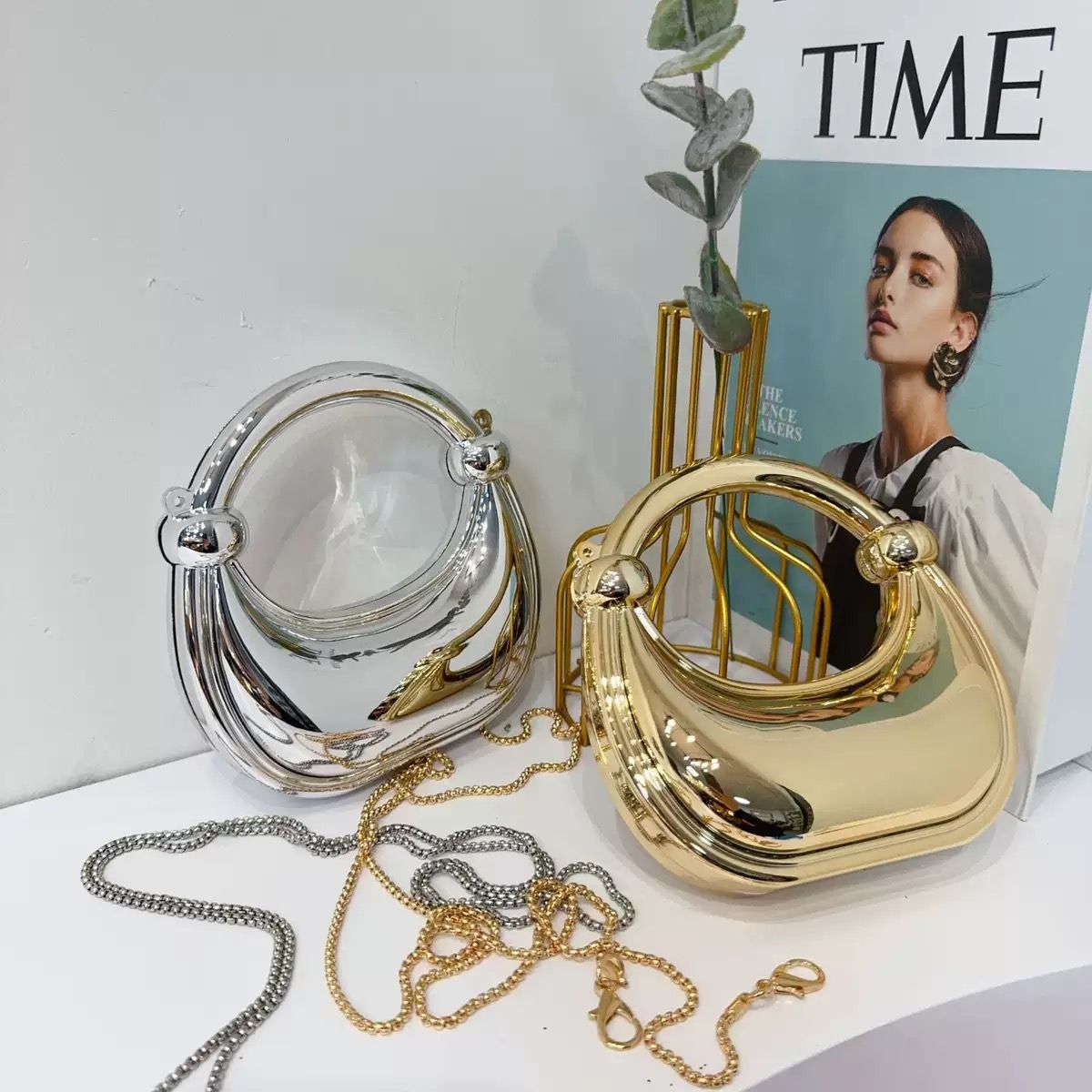 Mini Golden Evening Bag Purses - Women Bags Daily Use ulasan dan harga