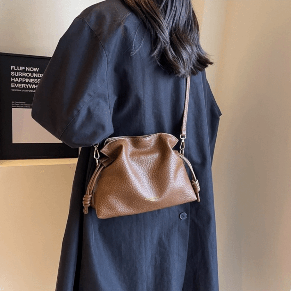 Soft PU Leather Slouchy‌ Shoul - Hobo Bag Slouchy ulasan dan harga