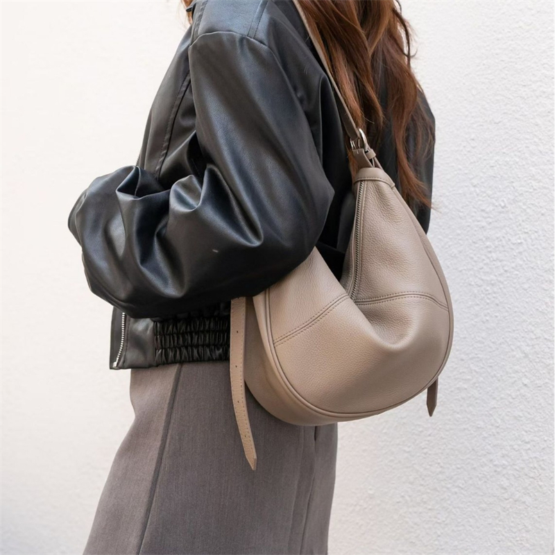 HIFASHION Slouchy Genuine Leat - Hobo Bag Slouchy ulasan dan harga