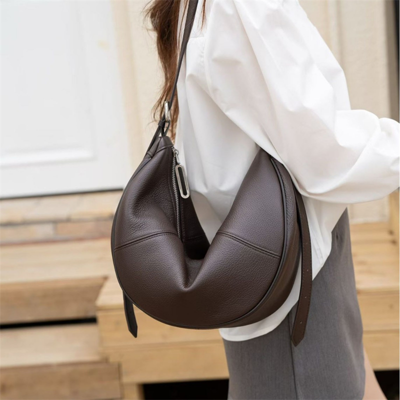 BURMINSA Soft Genuine Leather  - Hobo Bag Slouchy ulasan dan harga