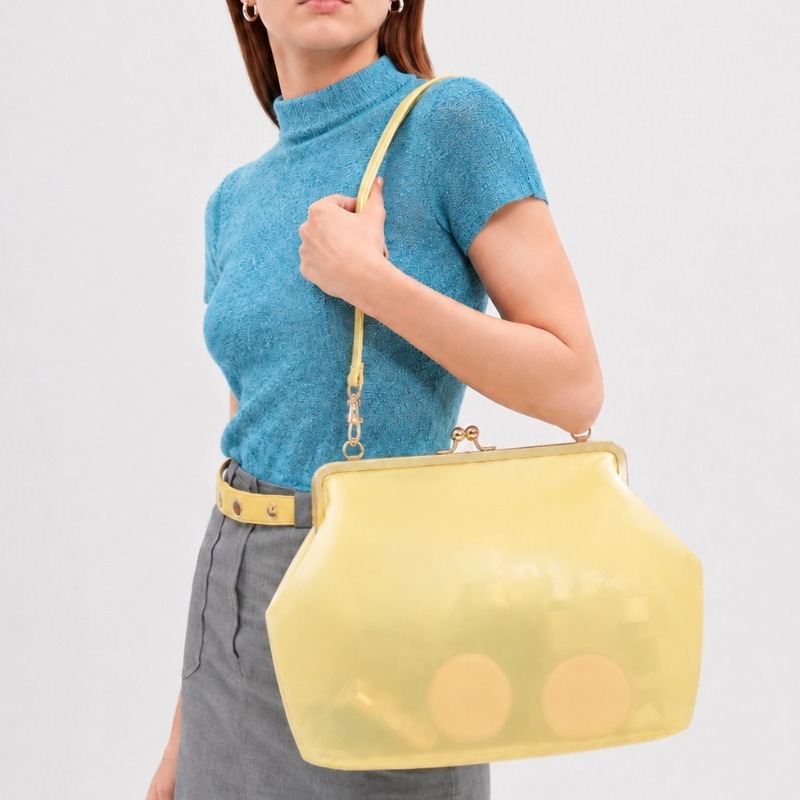 Clear PVC Waterproof Jelly Bag - Jelly Bag Clear Pvc ulasan dan harga