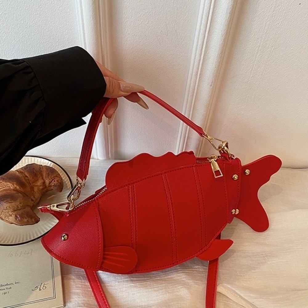 Creative Simulation Fish Shape - Hobo Bag Slouchy ulasan dan harga