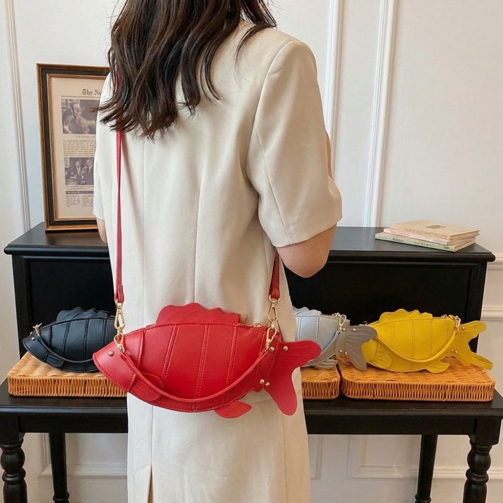 Creative Simulation Fish Shape - Hobo Bag Slouchy ulasan dan harga