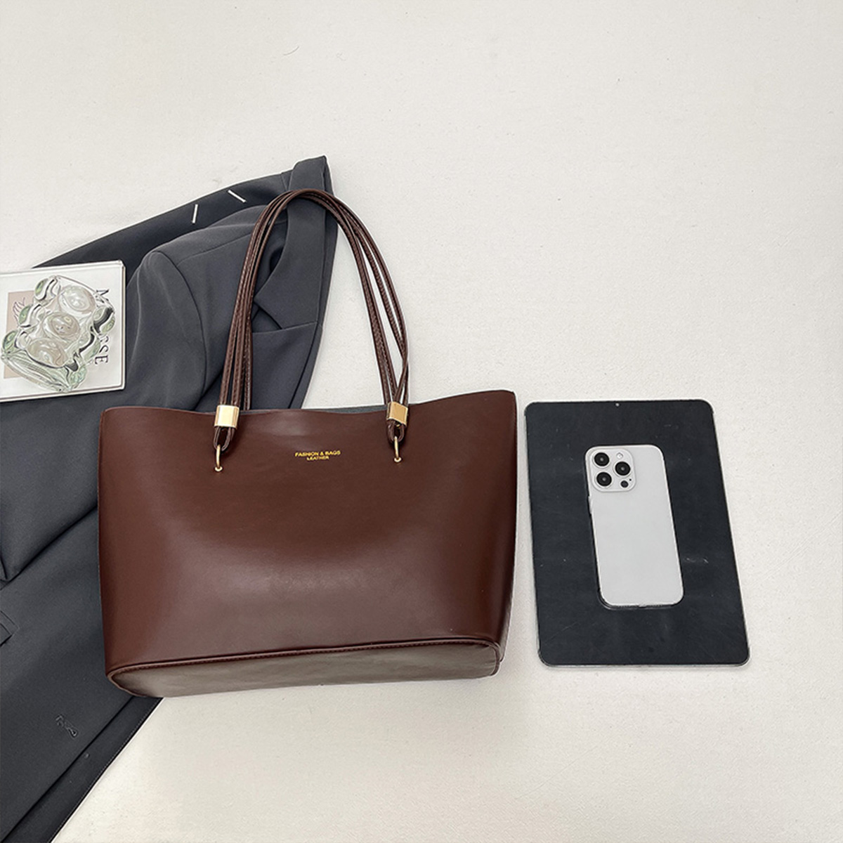 For Daily Use Fashion Tote Bag - Women Bags Gold ulasan dan harga