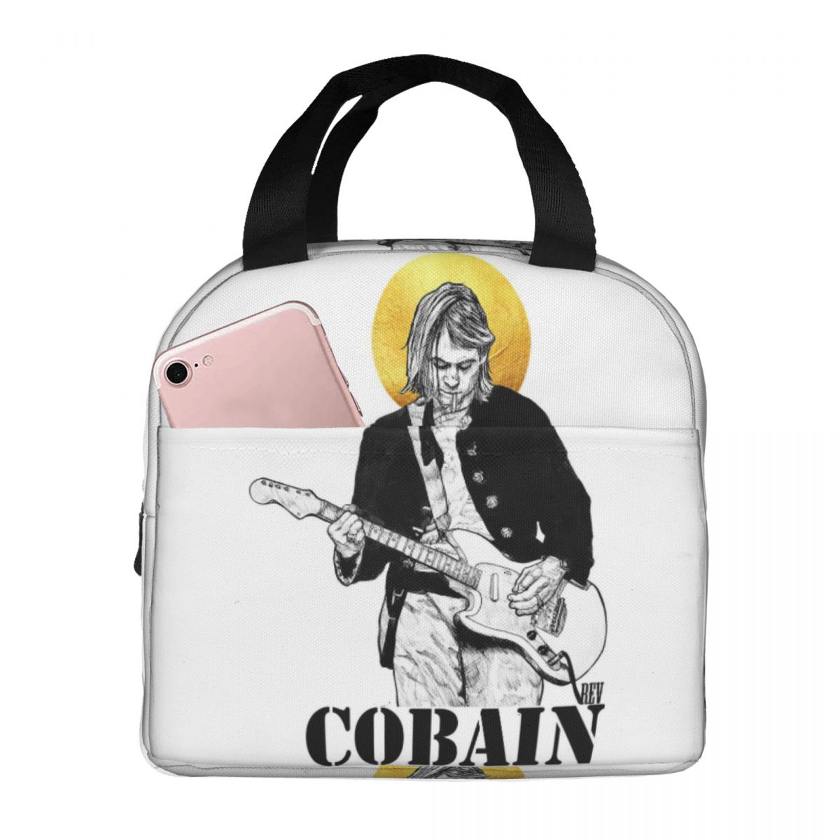 Kurt Cobain Insulated Lunch Ba - Women Bags Kurt ulasan dan harga