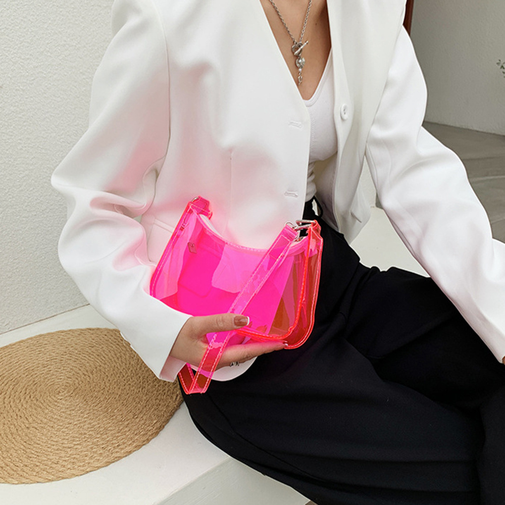 Summer Candy Color Transparent - Jelly Bag Clear Pvc ulasan dan harga