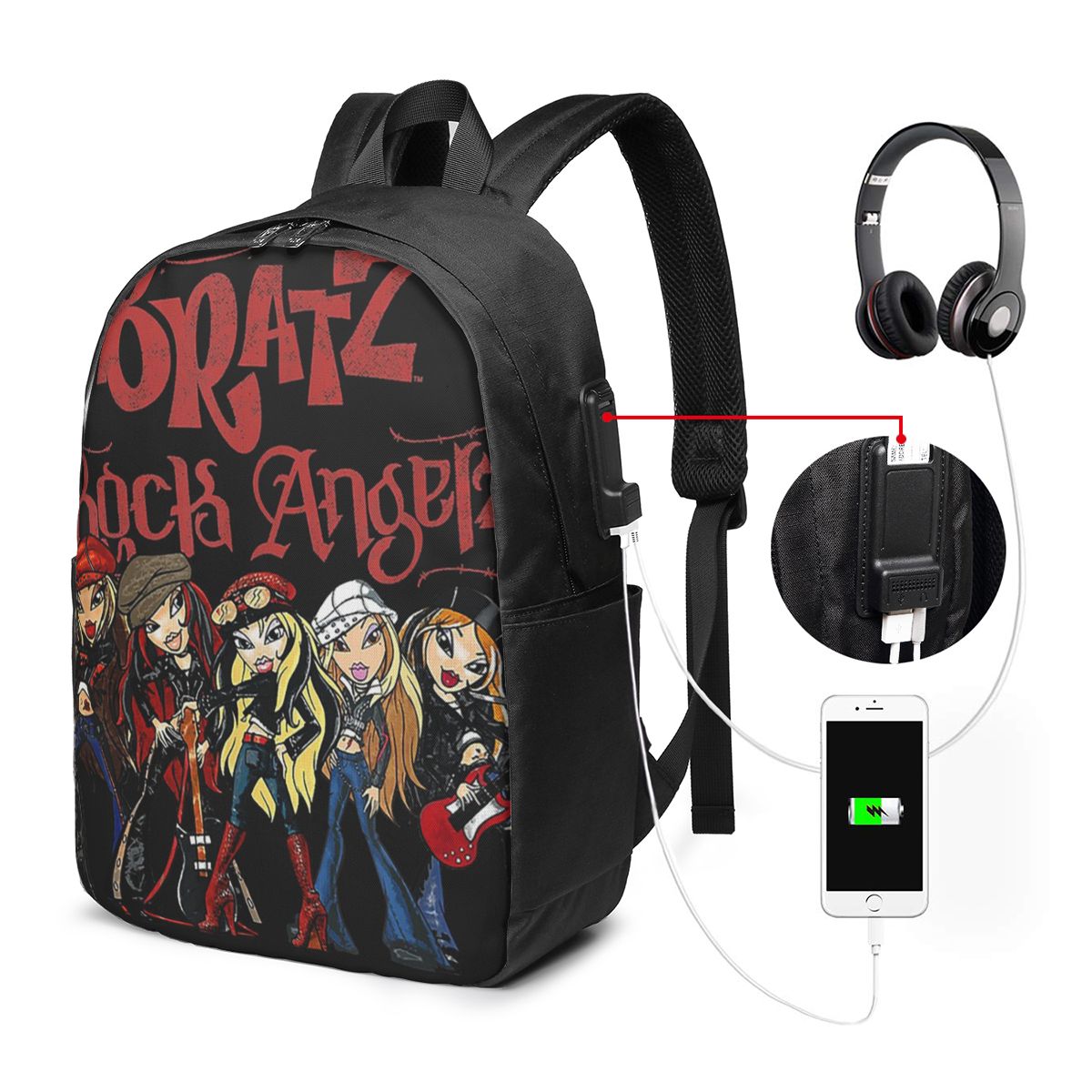 Bratz Rock Angelz Group Shot B - Women Bags Daily Use ulasan dan harga