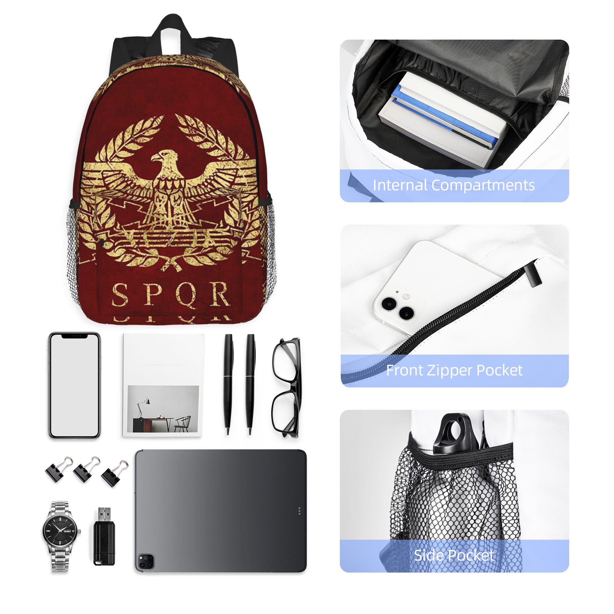 Rome SPQR Roman Backpack Hot S - Women Bags Rome ulasan dan harga